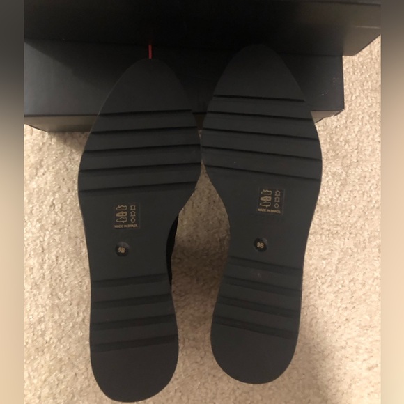 Cecelia New York Gemma Suede Wedge Boots In Black. NIB. Sz 8.5 & 9 - Picture 8 of 11